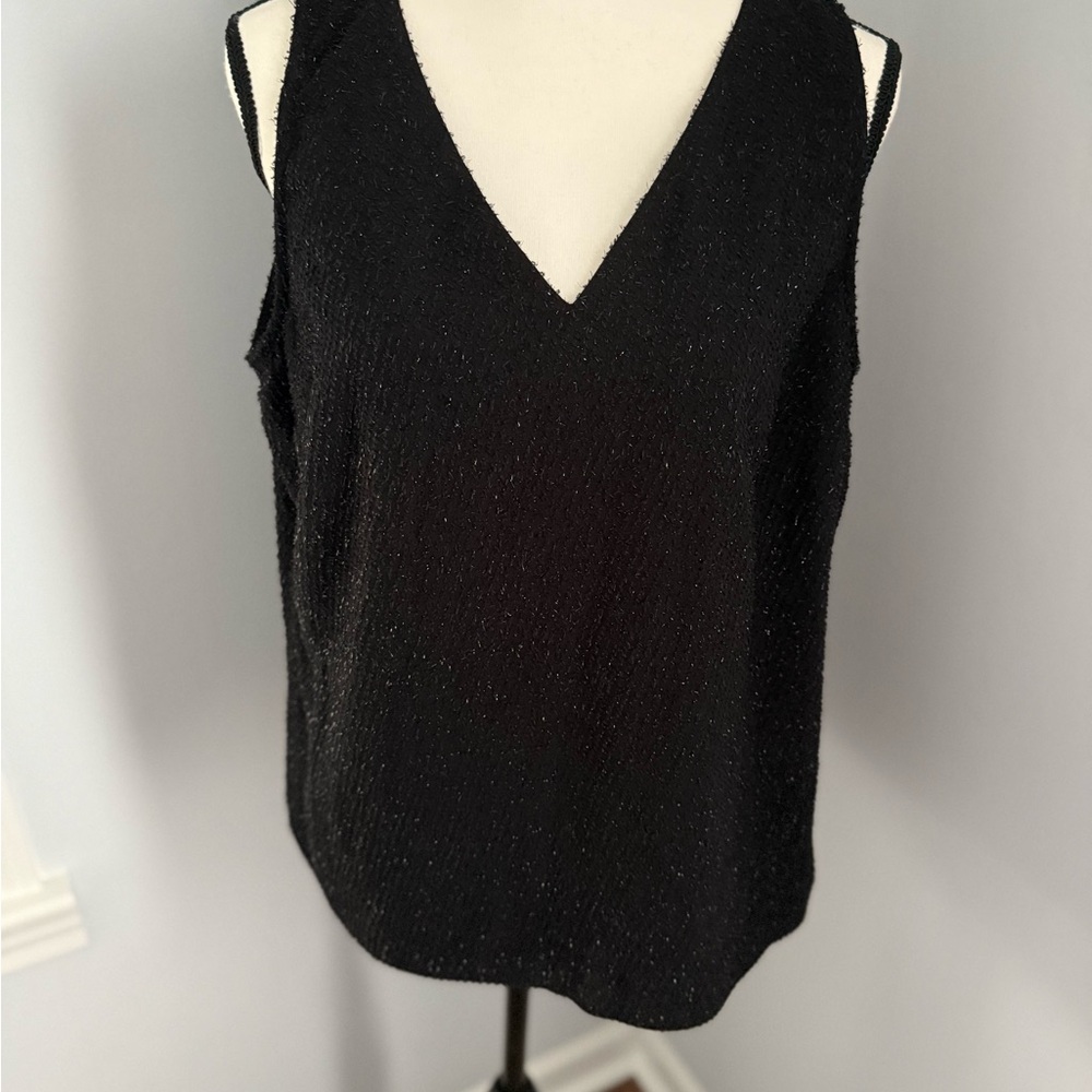 Nine West Large Black Sleeveless Tank Top